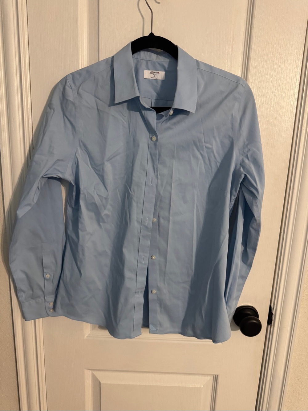 UNTUCKit Light Blue Women's Button-Down Shirt